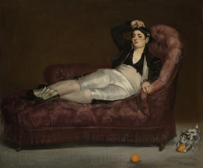 Edouard Manet Young Woman Reclining in Spanish Costume Spain oil painting art